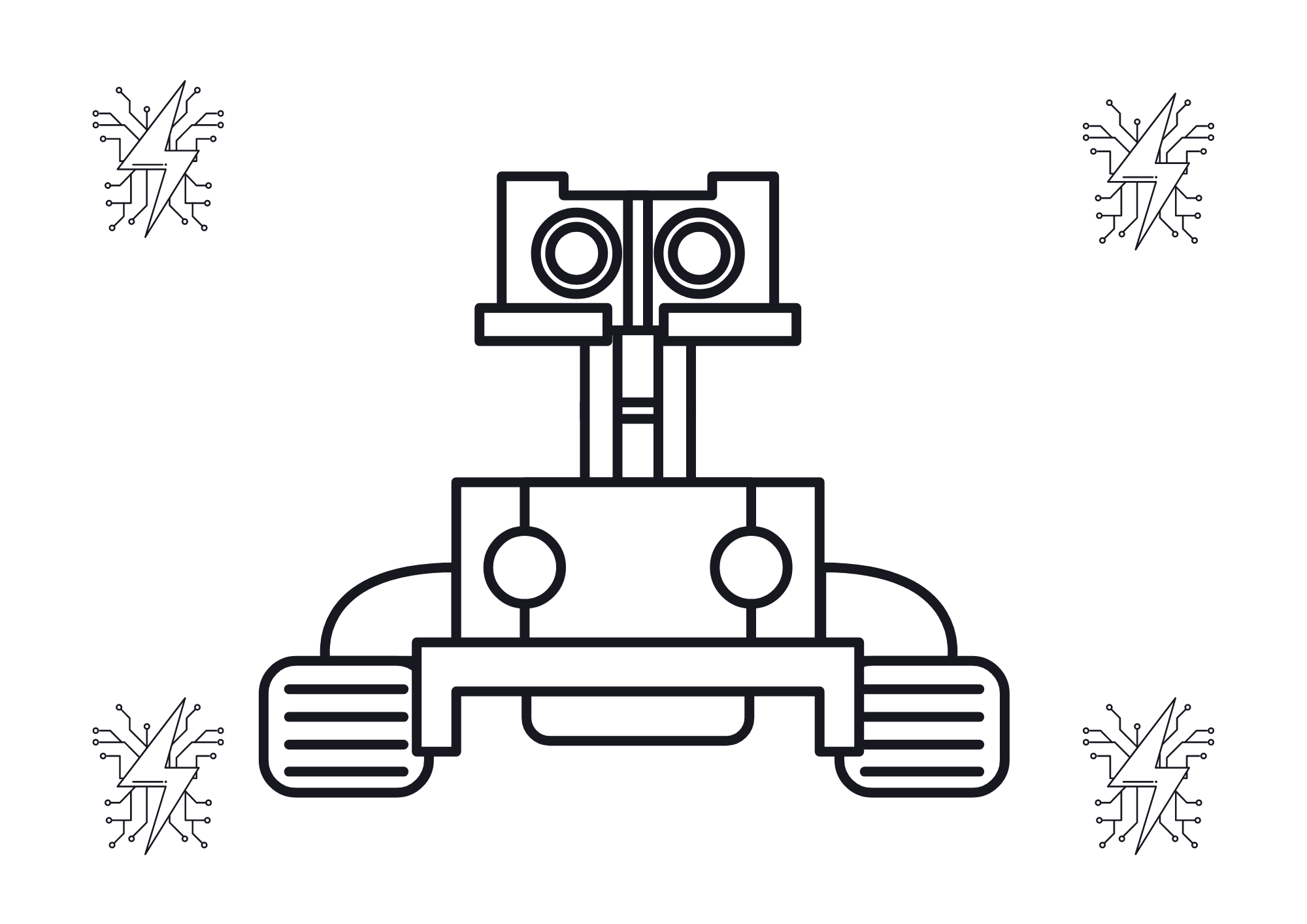 Ausmalbild Roboter   