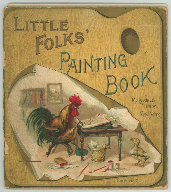 Little Folks Painting Book Cover