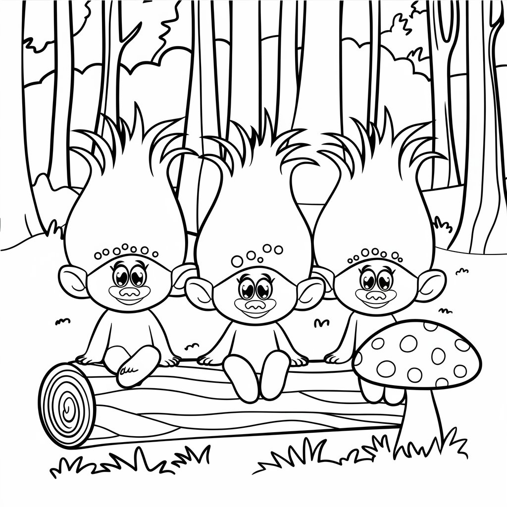 Trolls Ausmalbild