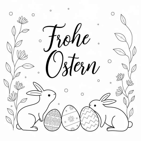  Ausmalbild Ostern 
