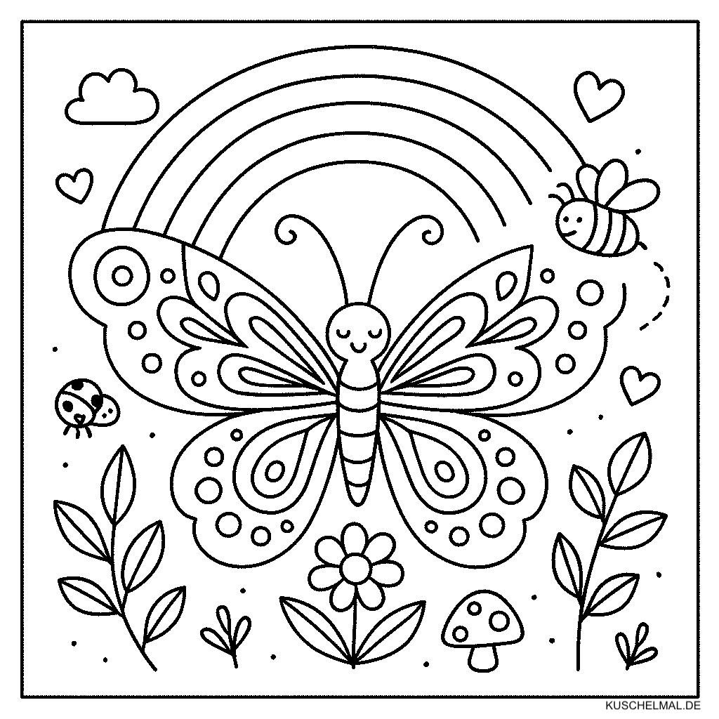 Schmetterling Ausmalbilder